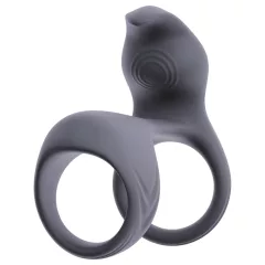 Beau Coeur Vylor - Grey Pleasure Ring with Clitoral Teaser