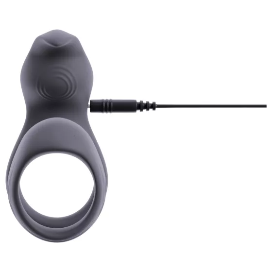 Beau Coeur Vylor - Grey Pleasure Ring with Clitoral Teaser