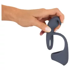 Beau Coeur Vylor - Grey Pleasure Ring with Clitoral Teaser