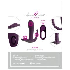 Beau Coeur Ariva - 3-in-1 Panty Vibrator (Purple)