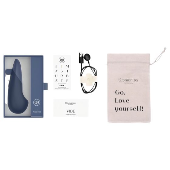 Womanizer Vibe - Clitoral Stimulator (Blue)