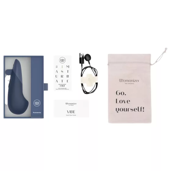 Womanizer Vibe - Clitoral Stimulator (Blue)