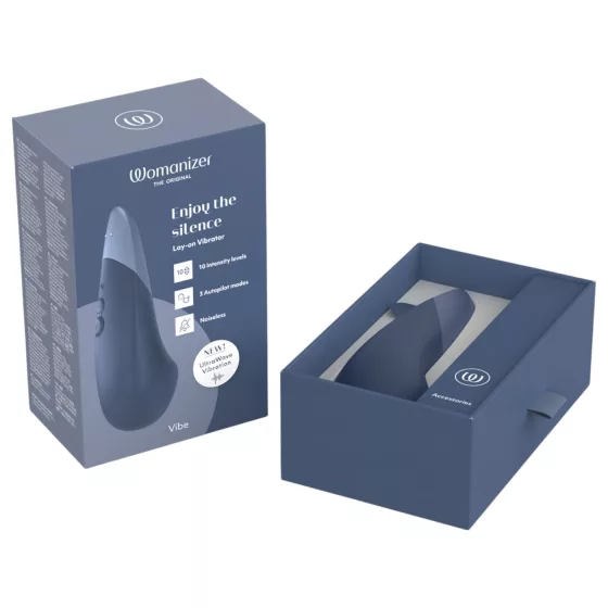 Womanizer Vibe - Clitoral Stimulator (Blue)