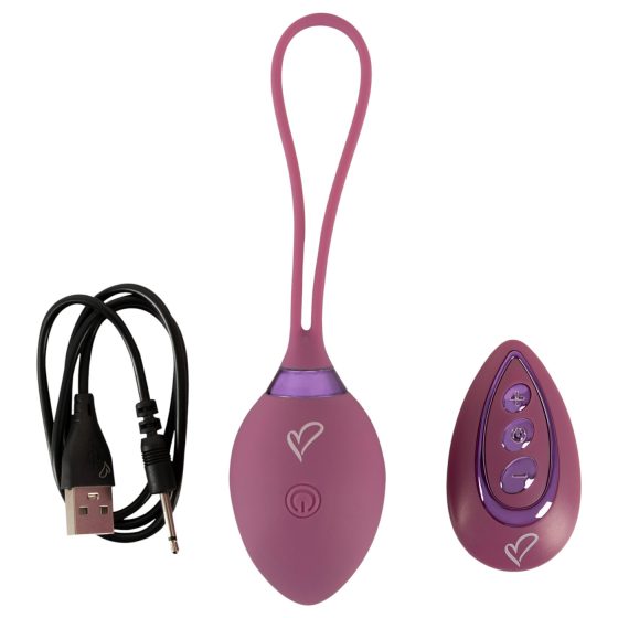 Beau Coeur Rovana - Vibrating Love Egg (Purple)