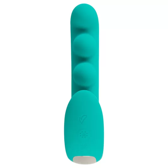 Beau Coeur Sylora - beaded 2‑in‑1 vibrator (green)