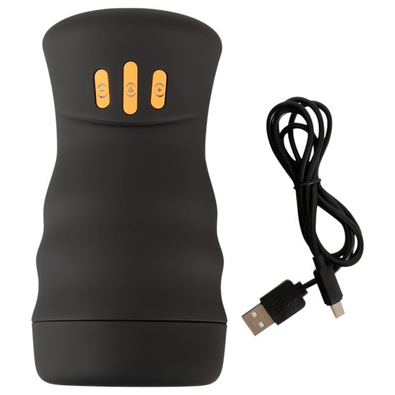 You2Toys Gyro - Rotating & Vibrating Masturbator (Black)