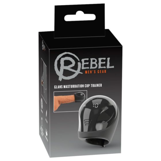 Rebel - waterproof glans vibrator (black)