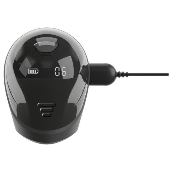 Rebel - waterproof glans vibrator (black)