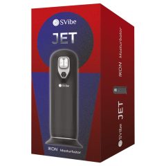   Snail Vibe Jet - thrusting masturbator with warming function (black) 