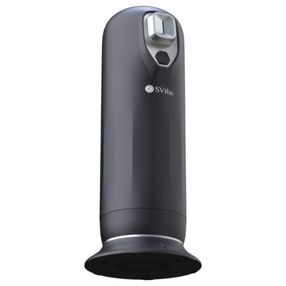 Snail Vibe Jet - thrusting masturbator with warming function (black) 