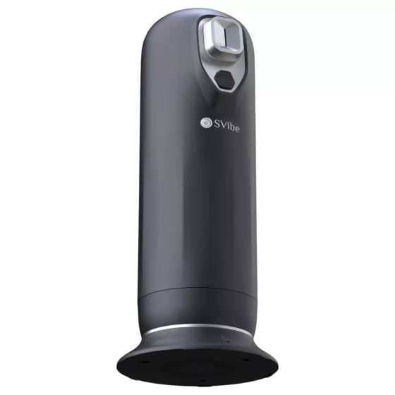 Snail Vibe Jet - Heated Thrusting Masturbator (Black)