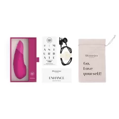 Womanizer Enhance - air‑pulse clitoral stimulator (pink)