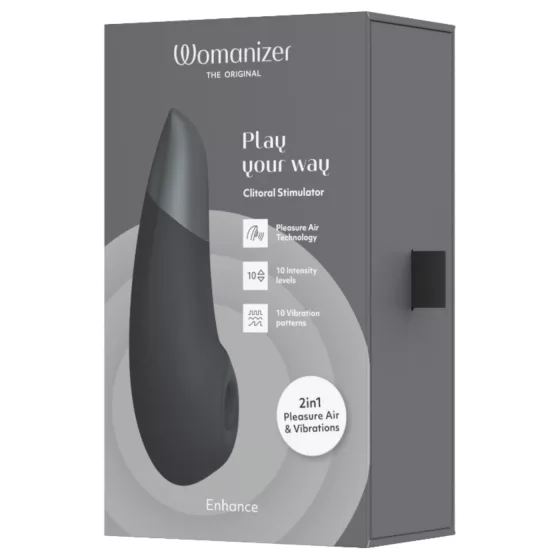 Womanizer Enhance - Air Wave Clitoral Stimulator (Black)