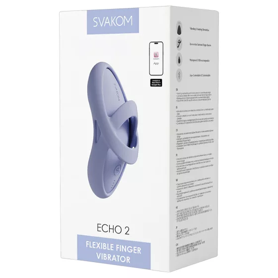 Svakom Echo 2 - Smart Finger Vibrator (Blue)