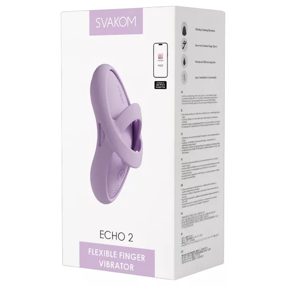 Svakom Echo 2 - Smart Finger Vibrator (Pink)