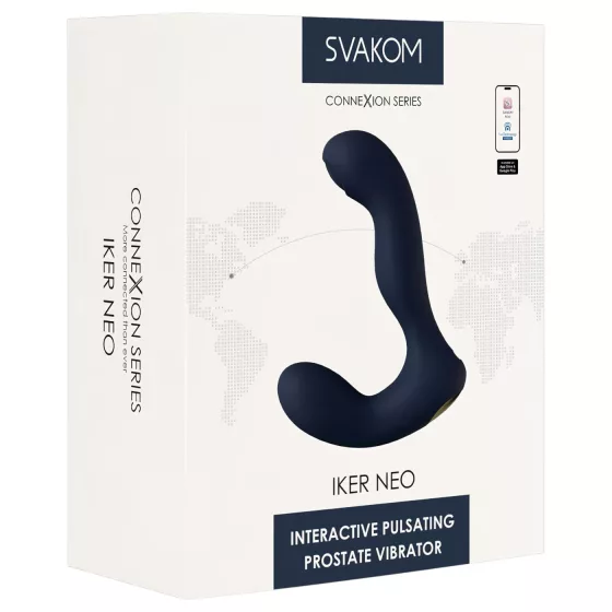 Svakom Iker Neo - Interactive Pulsating Anal Vibrator (Blue)