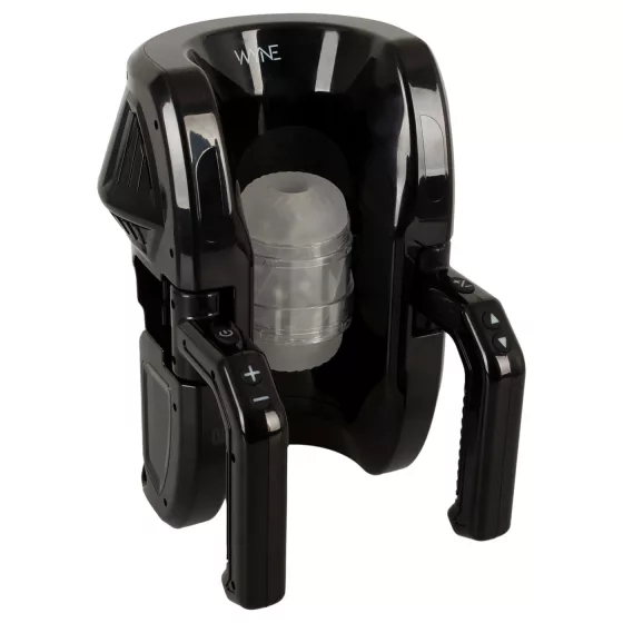 WYNE 10 - Automated Pleasure Device with Grip (Black)