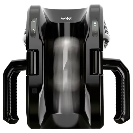 WYNE 10 - Automated Pleasure Device with Grip (Black)