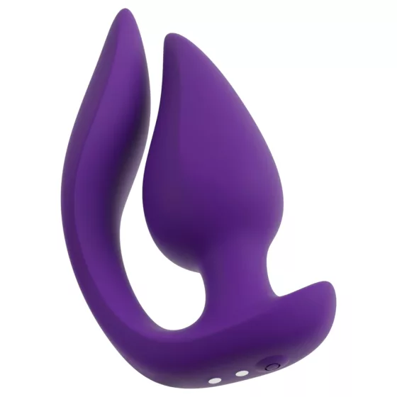 Smile - 2in1 Anal Vibrator and Clitoral Stimulator (Purple)