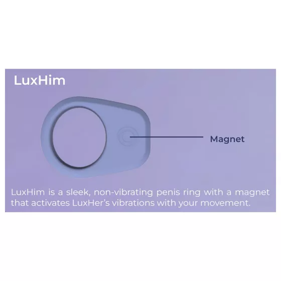 LUXUS Climax Together by Kiiroo - magnetic, app-controlled couples’ vibrator set