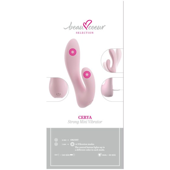Beau Coeur Cerya - Petite Clitoral Vibrator (Soft Pink)