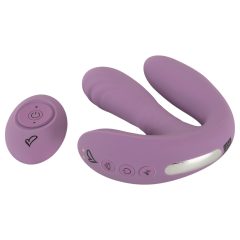   Beau Coeur Mireva - Triple Arm Remote-Controlled Vibrator (Purple)