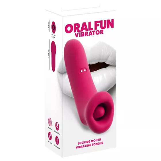 You2Toys Oral Fun - Suction and Licking Clitoral Stimulator (Pink)