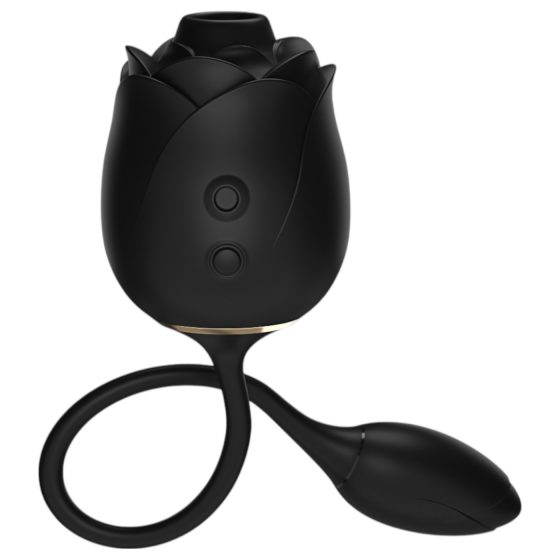 Fifty Shades of Grey - pulsing clitoral vibrator and vibrating egg (black)
