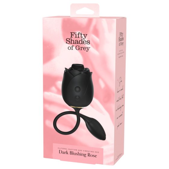 Fifty Shades of Grey - pulsing clitoral vibrator and vibrating egg (black)
