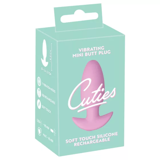 Cuties Mini - Vibrating Anal Plug (Pink)