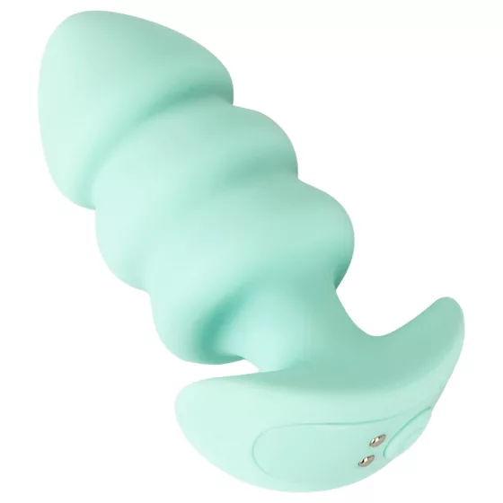 Cuties Mini - Vibrating Rounded Anal Plug (Green)