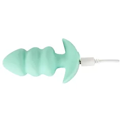 Cuties Mini - Vibrating Rounded Anal Plug (Green)