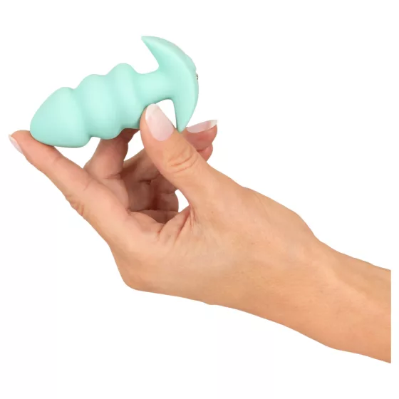 Cuties Mini - Vibrating Rounded Anal Plug (Green)