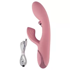   Beau Coeur Avenor - tongue-style, clitoral-arm G-spot vibrator (pink)