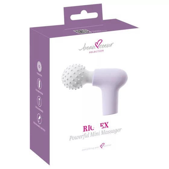 Beau Coeur Rionex - Mini Purple Massager Vibrator