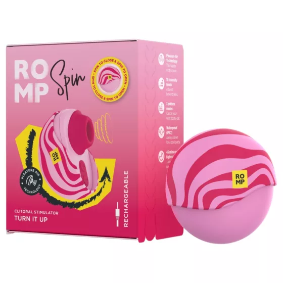 ROMP Spin - air pulse clitoral stimulator (pink)
