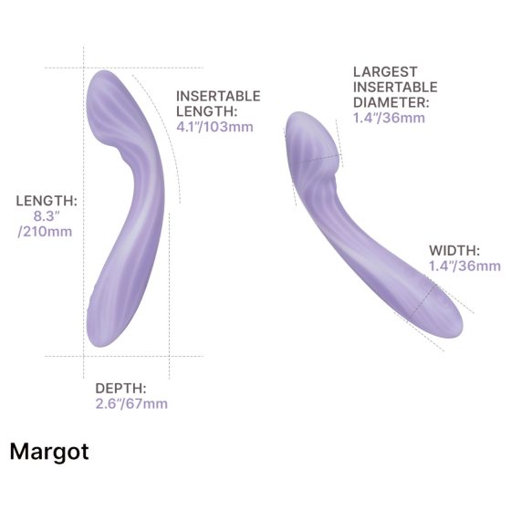 Svakom Margot - Dual Motor G-spot Vibrator (Purple)
