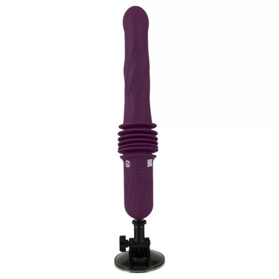 You2Toys - Remote-Controlled Heated Thrusting Vibrator (Purple)
