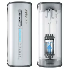 VacuGlide 2 - Luxury Automatic Male Masturbator (Silver)