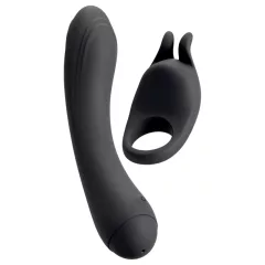 Couple Choice - Grey Penis Ring & G-Spot Vibrator