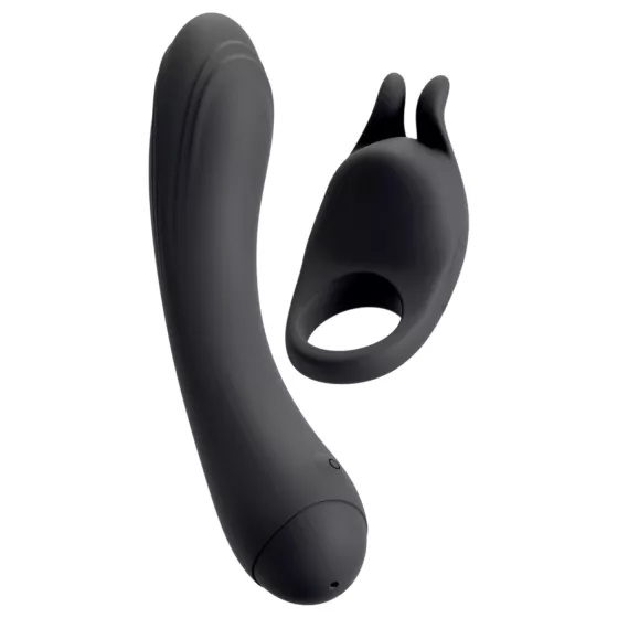 Couple Choice - Grey Penis Ring & G-Spot Vibrator