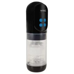   WYNE 12 - suction, rotating and vibrating rechargeable masturbator (black)