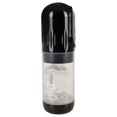   WYNE 12 - suction, rotating and vibrating rechargeable masturbator (black)