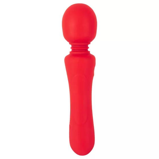 Sweet Smile - rechargeable, waterproof wand vibrator (red)
