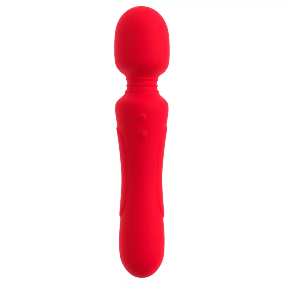 Sweet Smile - rechargeable, waterproof wand vibrator (red)