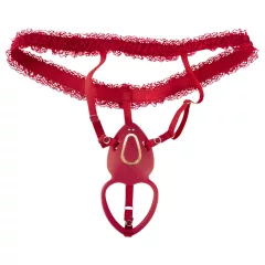 You2Toys - wearable vibrating clitoral stimulator (red)
