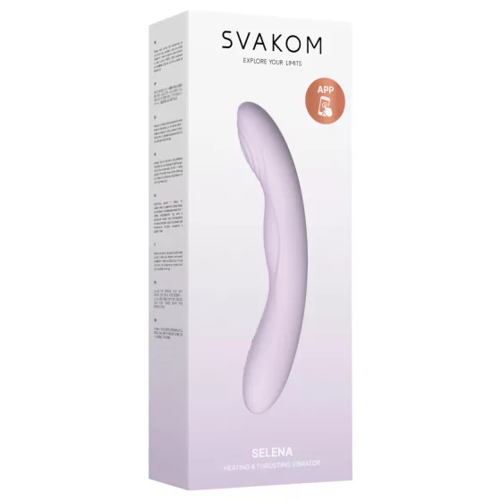 Svakom Selena - warming, thrusting G-spot vibrator (purple)
