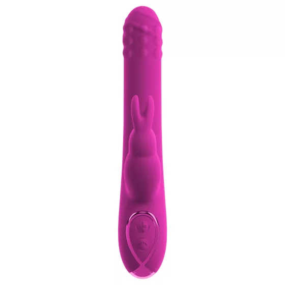 Sweet Smile - thrusting, rotating vibrator with clitoral arm (pink)