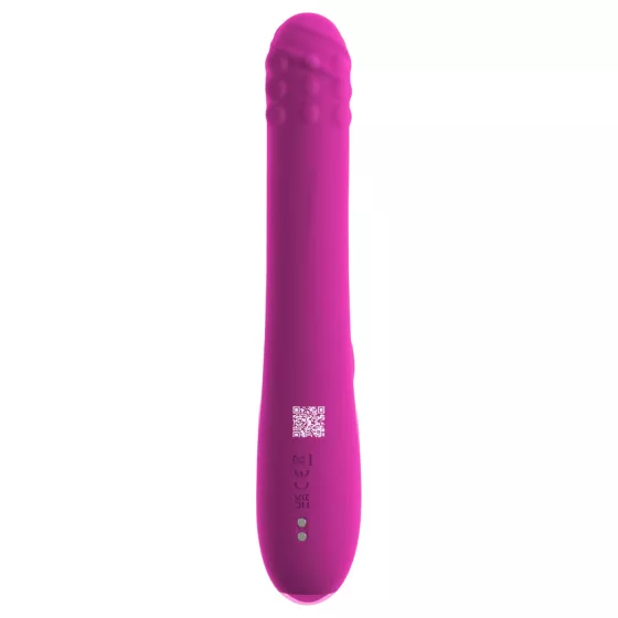Sweet Smile - thrusting, rotating vibrator with clitoral arm (pink)