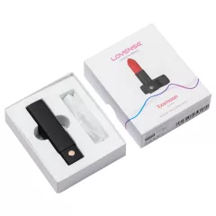 Lovense Exomoon - lipstick-shaped mini vibrator (black)
